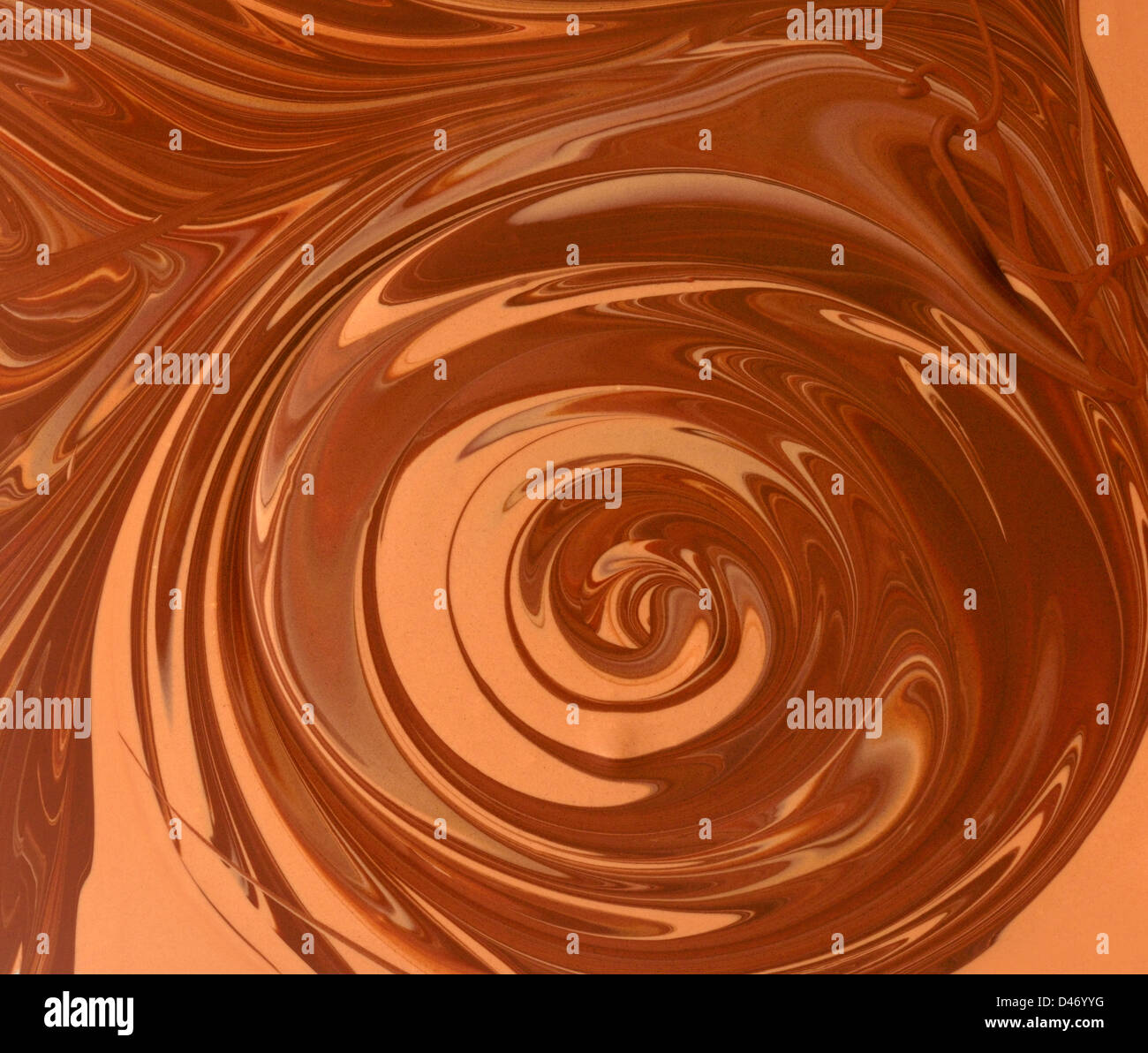 Chocolate swirl Stockfoto