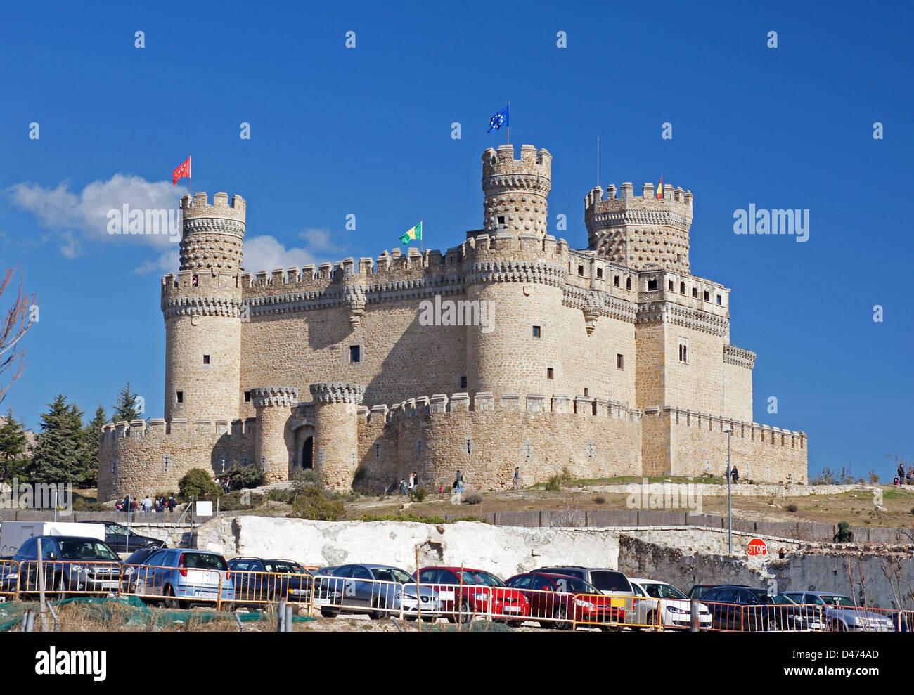 Das Schloss der Mendoza Stockfoto