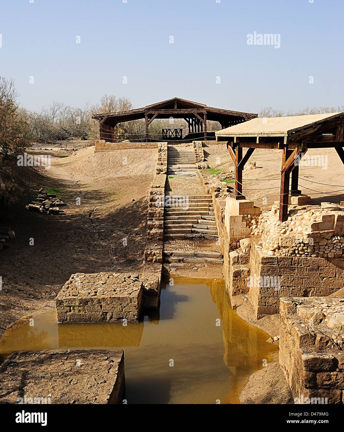 Der Ort Der Taufe Jesu Christi Im Bethanien In Jordanien Stockfotografie Alamy