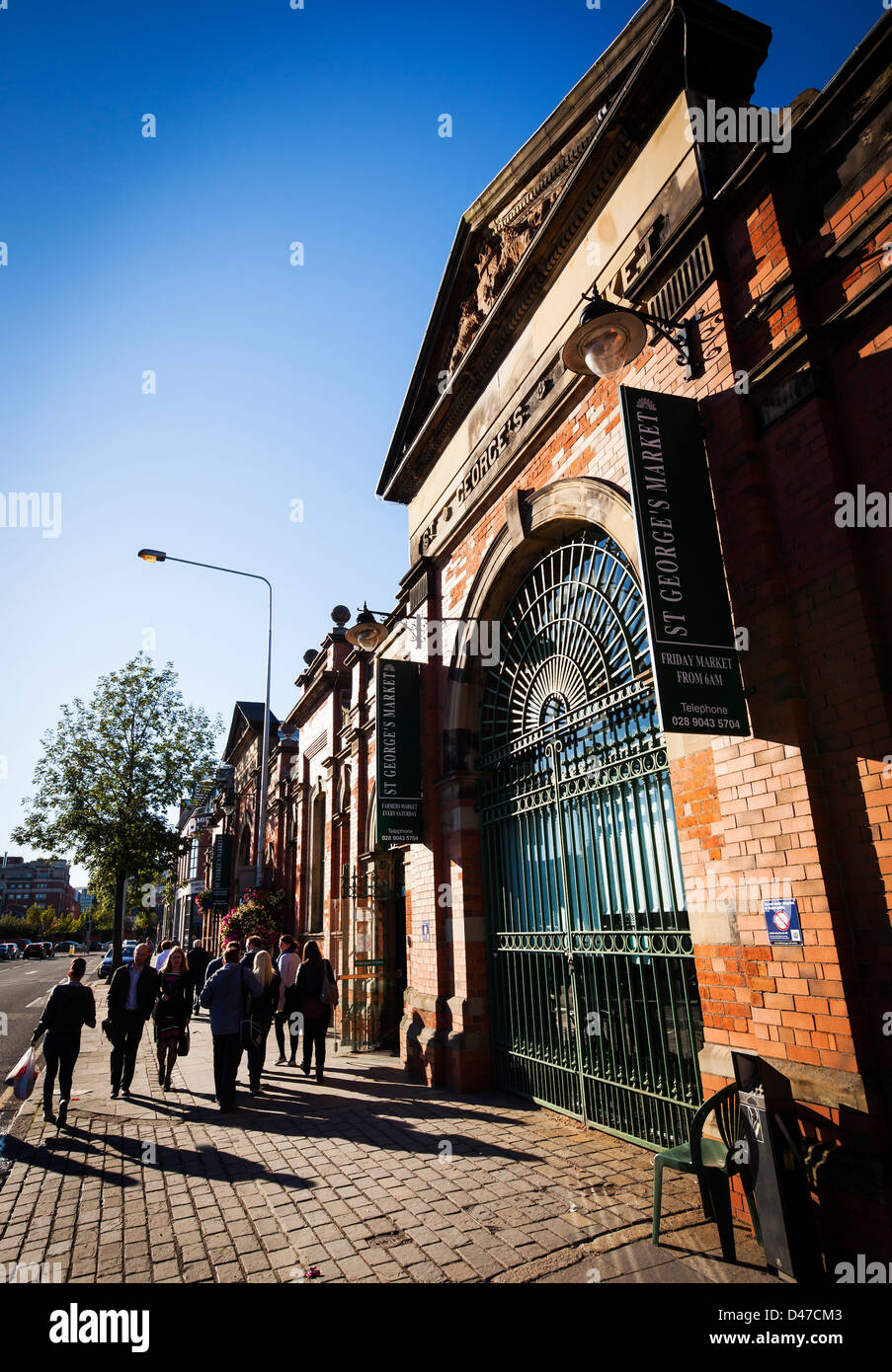 St.-Georgs Markt, Belfast Stockfoto