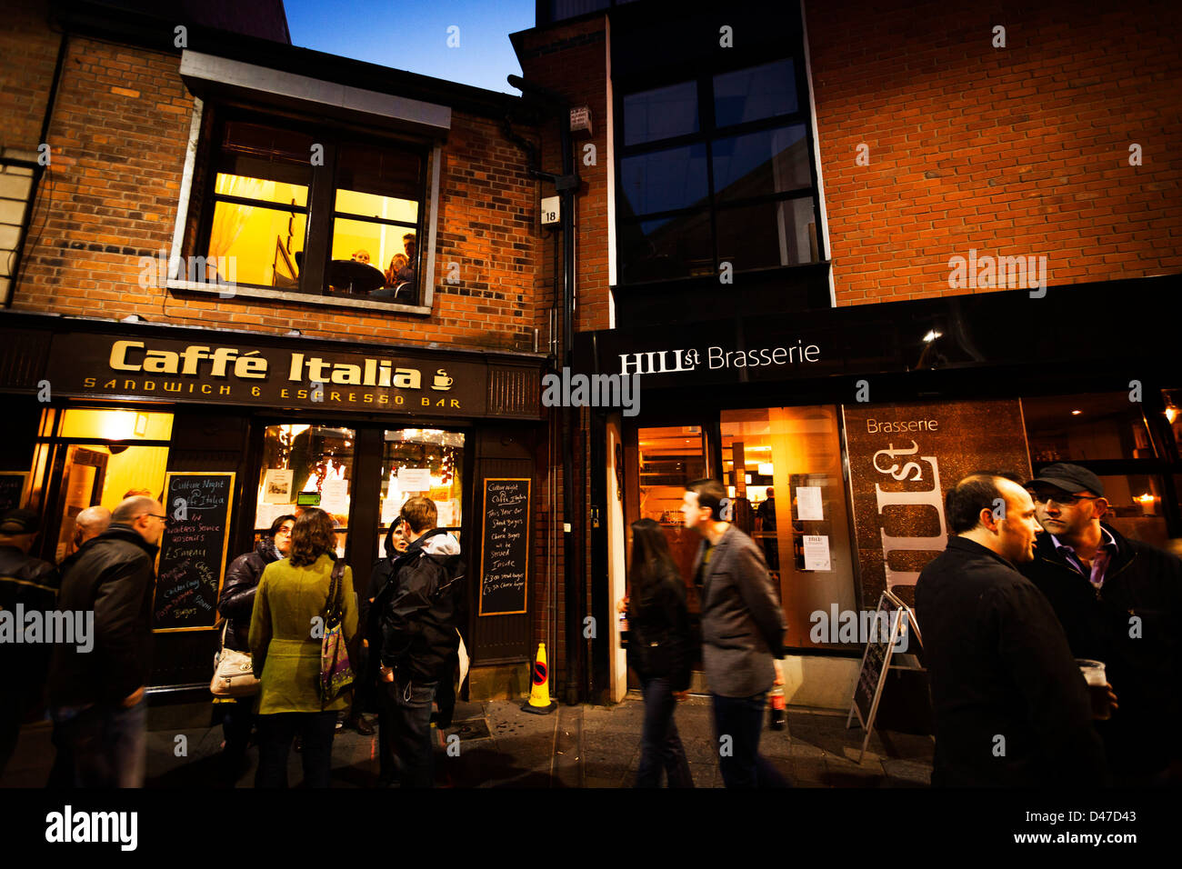 Nachtleben von Belfast, Nordirland Stockfoto