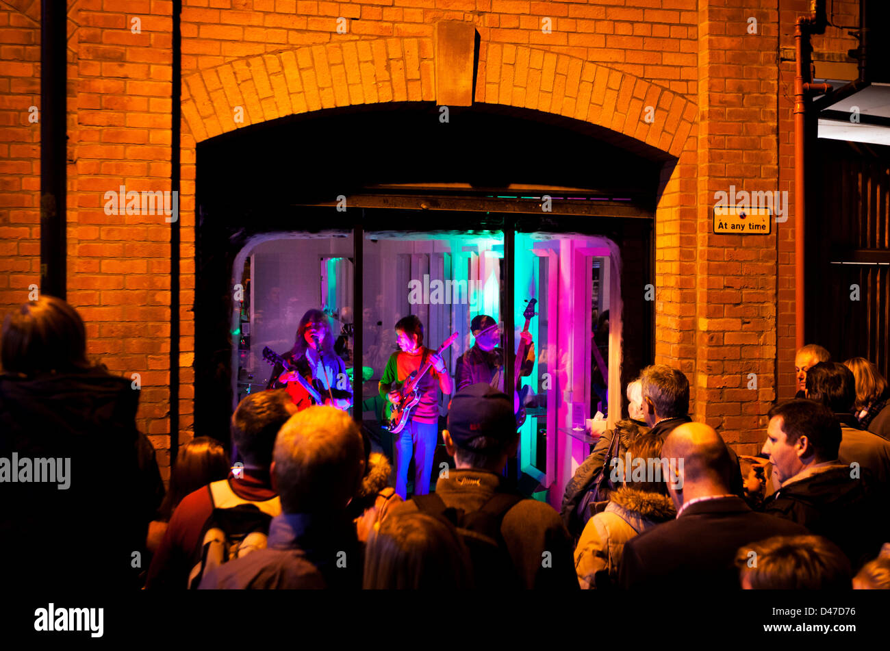 Nachtleben von Belfast, Nordirland Stockfoto