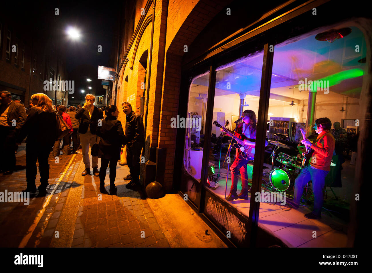 Nachtleben von Belfast, Nordirland Stockfoto