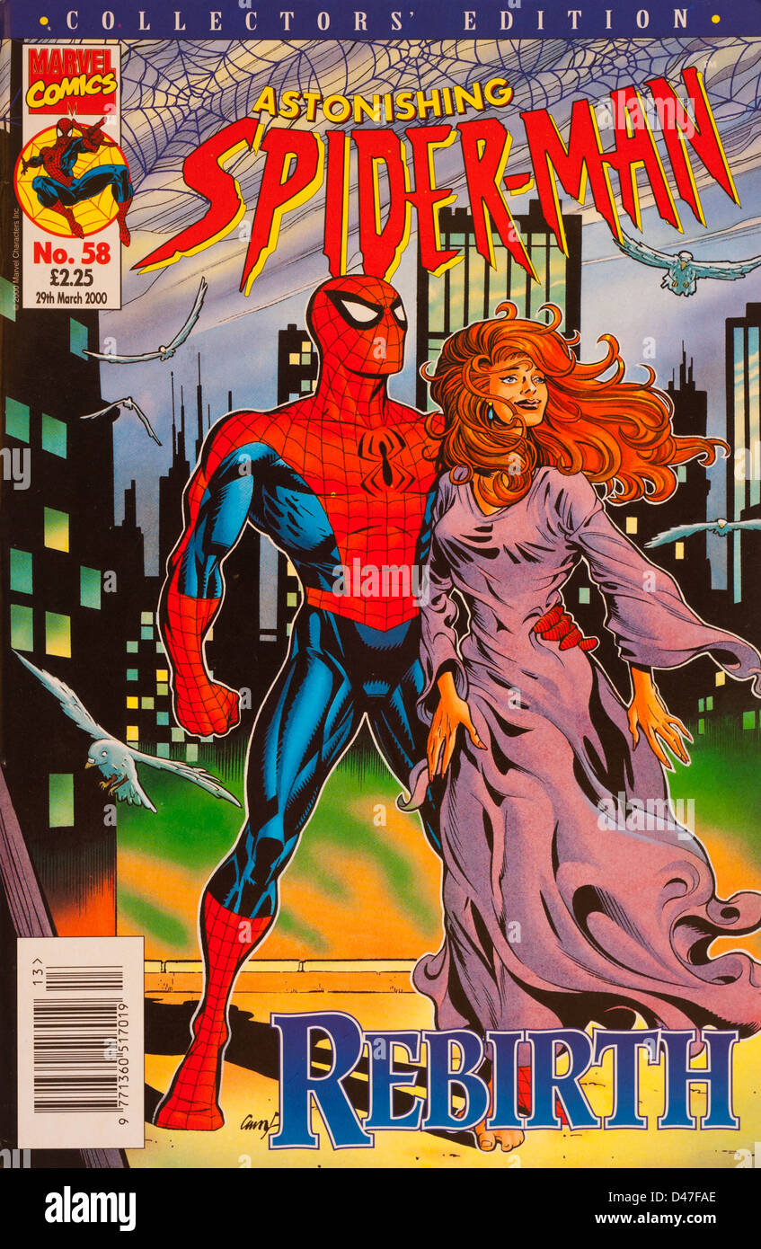 Erstaunlicher Spider-Man, Nr. 58, März 2000, herausgegeben von Marvel Comics Stockfoto