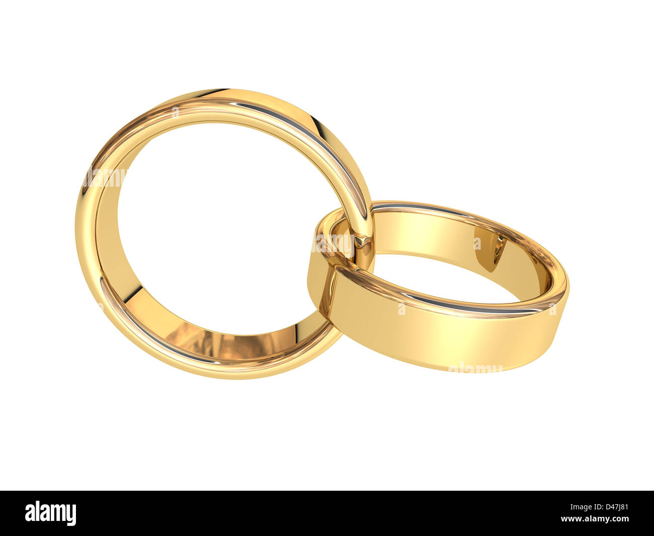 Trauringe Stockfoto