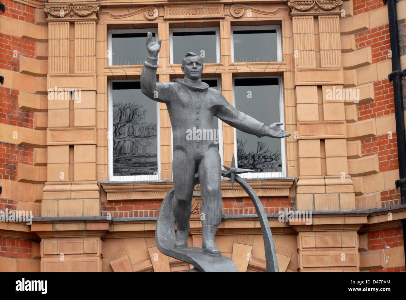 Yuri Gagarin Statue enthüllt am Königlichen Observatorium 7 März 2013 London. VEREINIGTES KÖNIGREICH. Stockfoto