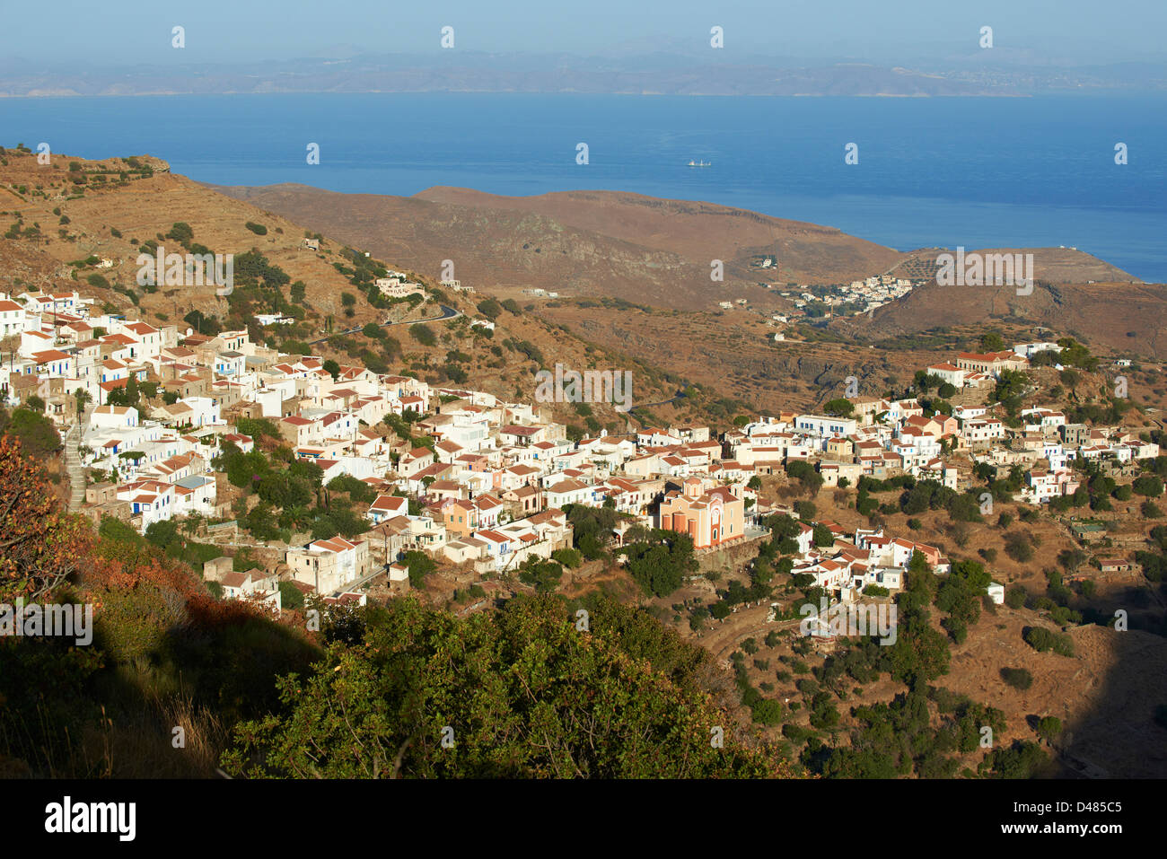 Griechenland, Kykladeninsel, Kea Insel, Ioulis (Hora) die Hauptstadt Stockfoto