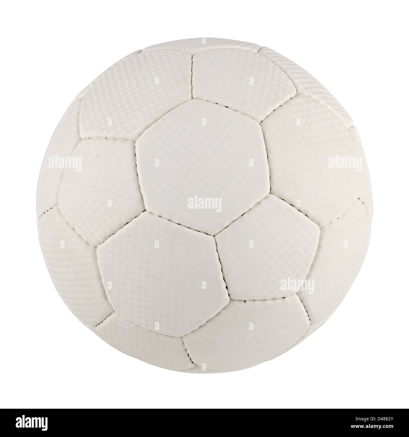 Handball vor weißem Hintergrund Stockfoto