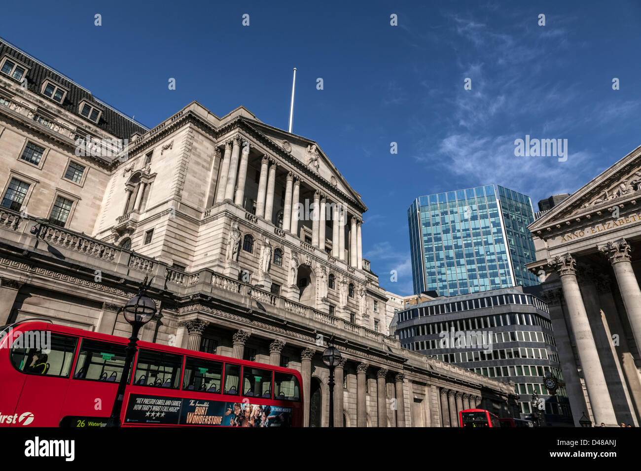 Bank von England Stockfoto