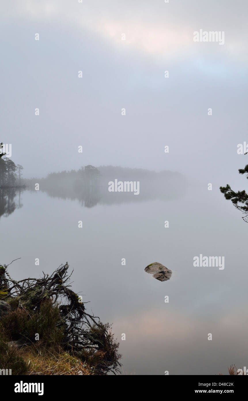 Loch Mallachie - Cairngorms-Nationalpark Stockfoto