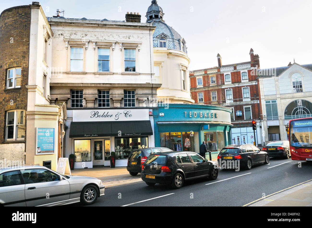 Richmond Town Centre, Greater London, England, UK Stockfoto