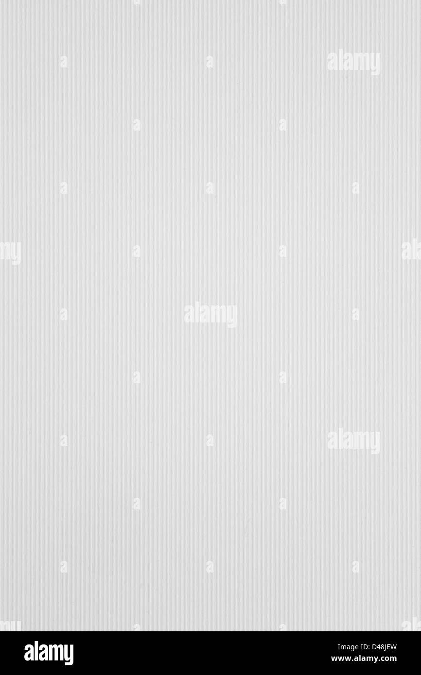 White-Paper Schreibwaren Hintergrund oder Streifen Muster Textur Stockfoto