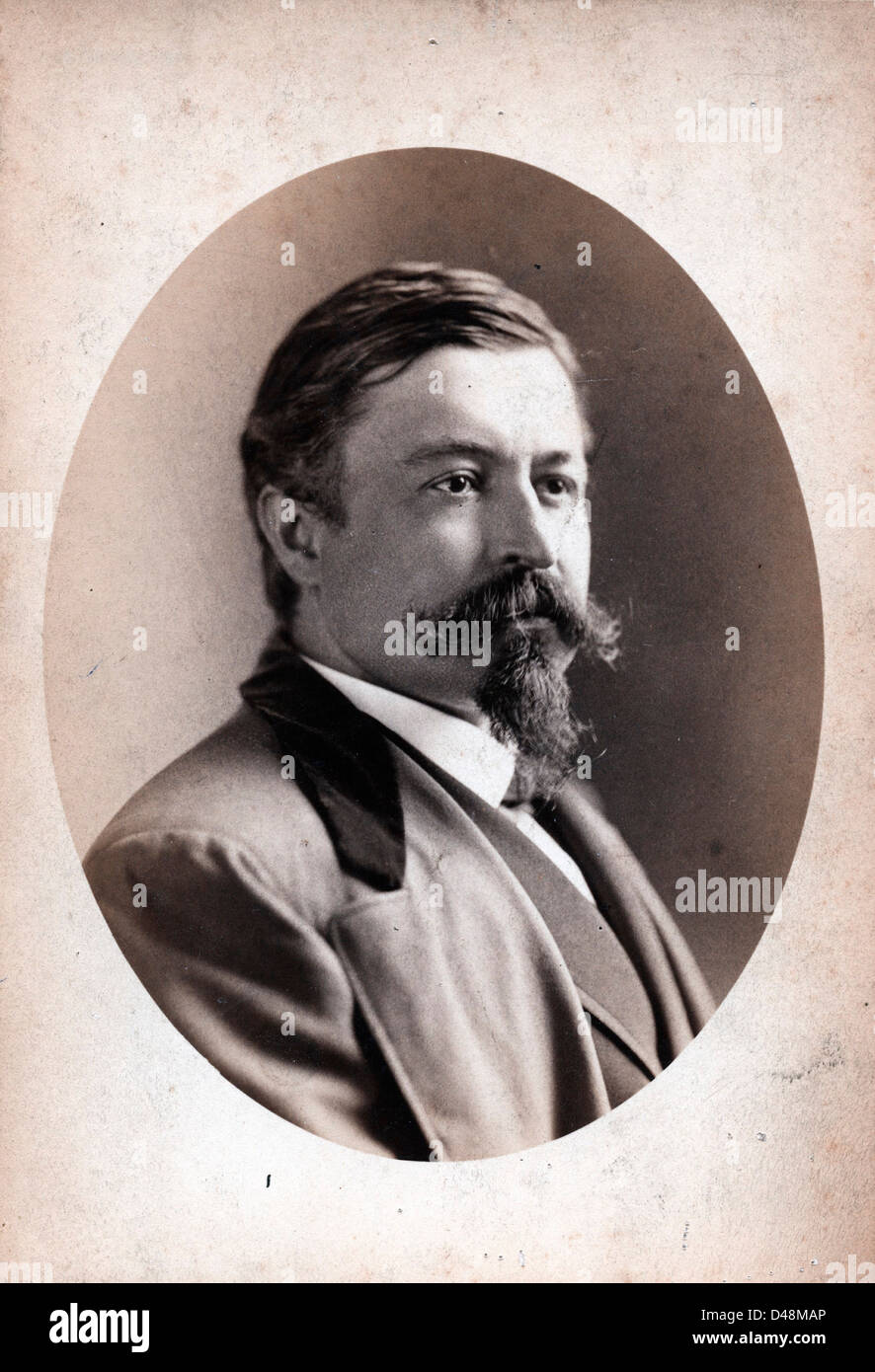 Thomas Nast, ca. 1880, von Napoleon Sarony Stockfoto