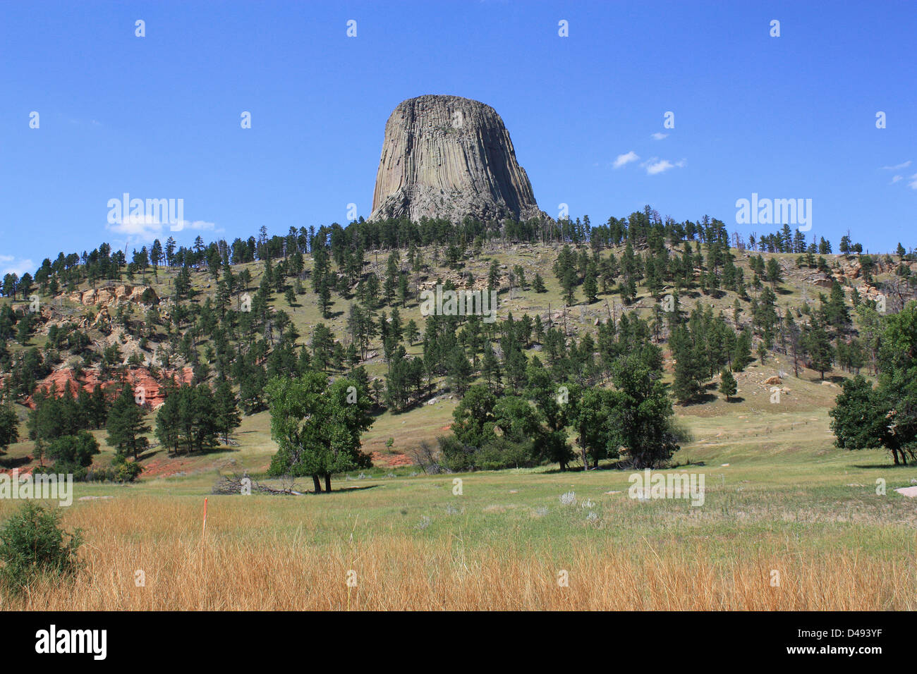 Devils Tower, Crook County, Wyoming, USA Stockfoto