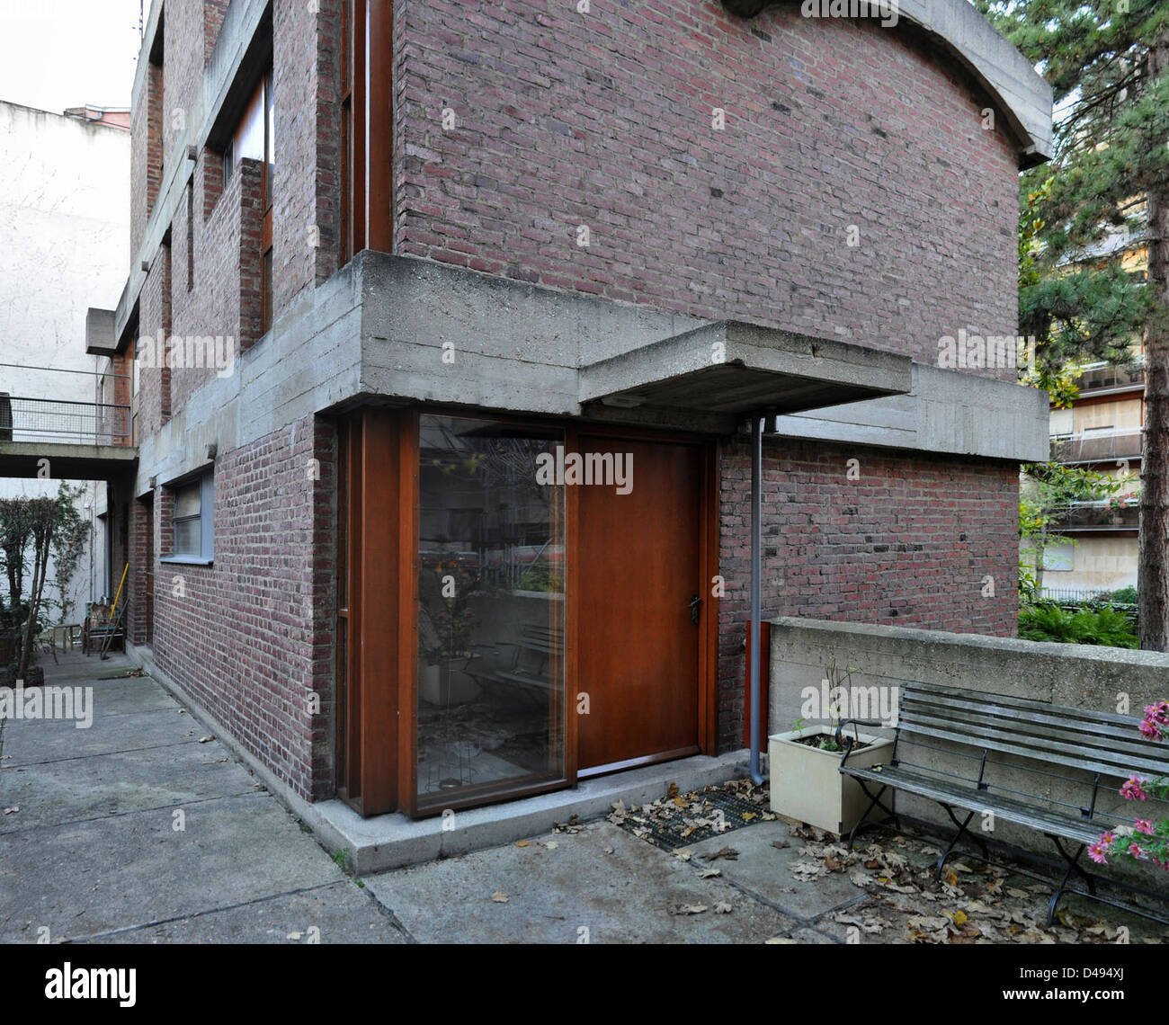 Le Corbusier, Maisons Jaoul, Paris, Paris, Frankreich, 1951-1955. Haus A Stockfoto