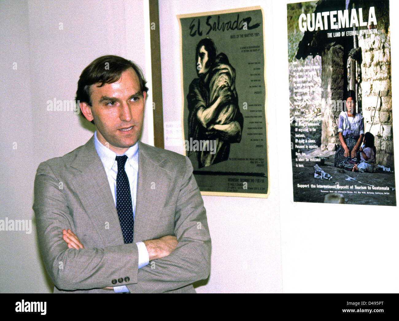Elliot Abrams unter Secretary Of State for Human Rights 1982 Stockfoto