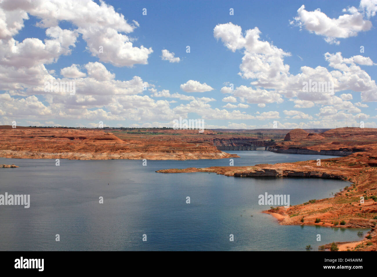 Lake Powell in Page, Arizona, Vereinigte Staaten von Amerika Stockfoto