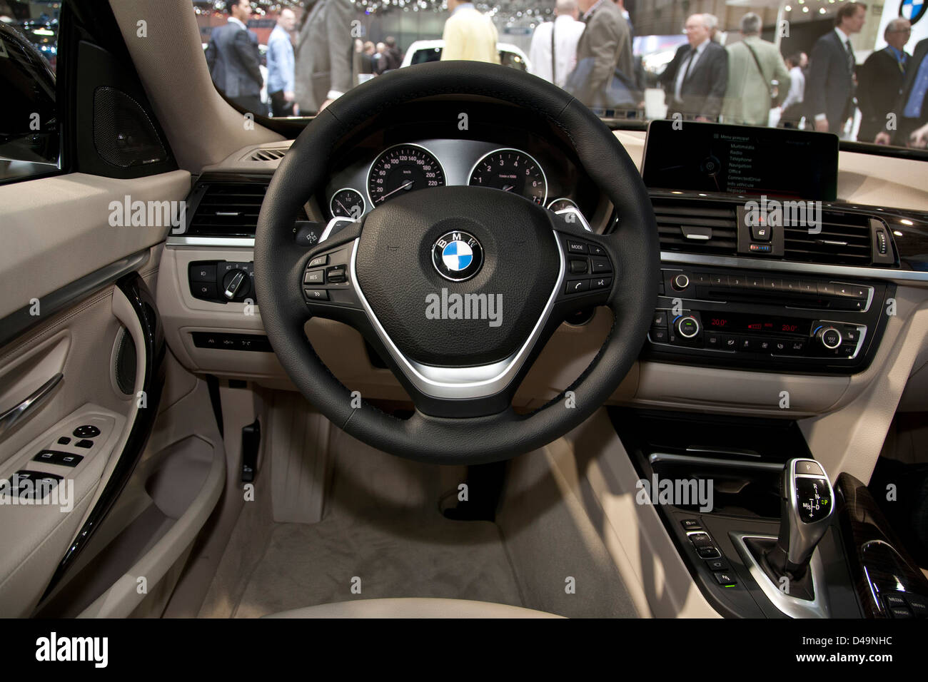 BMW 328i Gran Turismo. Genfer Motor Sow 2013 Stockfoto