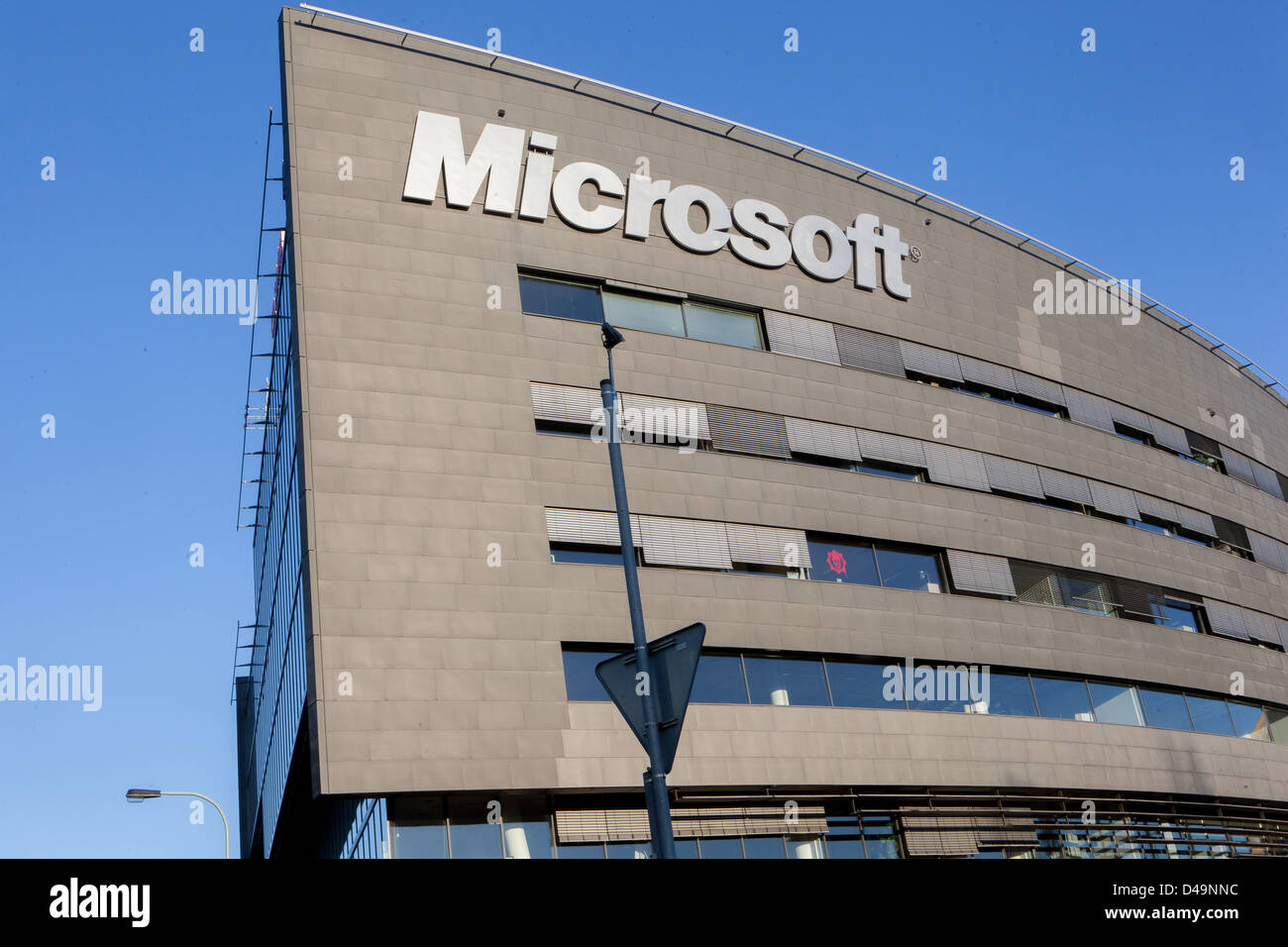 Microsoft-Logo Tschechische Republik Stockfoto