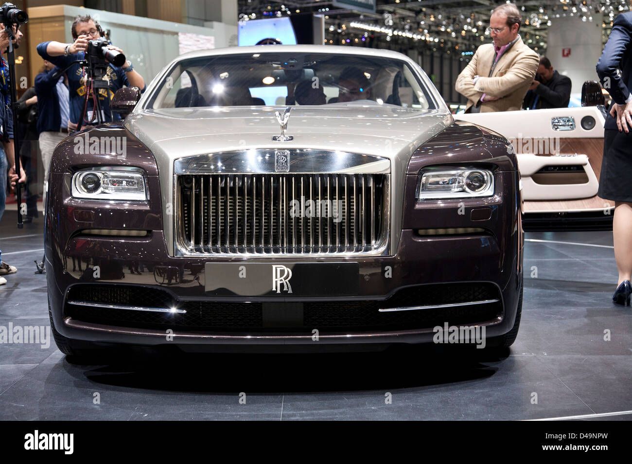 Rolls-Royce Wraith. Genfer Autosalon 2013 Stockfoto