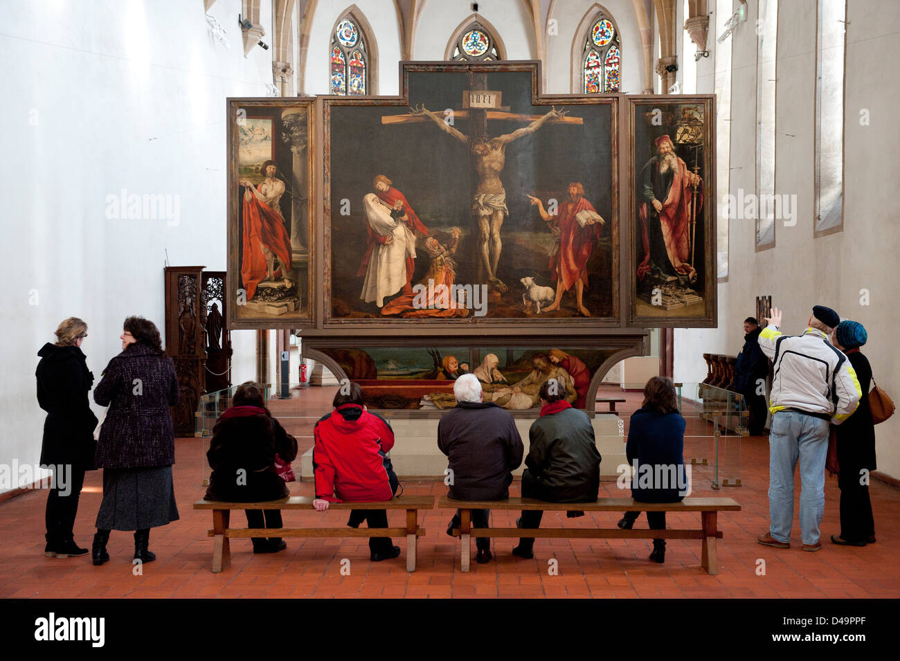 Colmar, Frankreich, der Isenheimer Altar von Matthias Grünwald Stockfoto