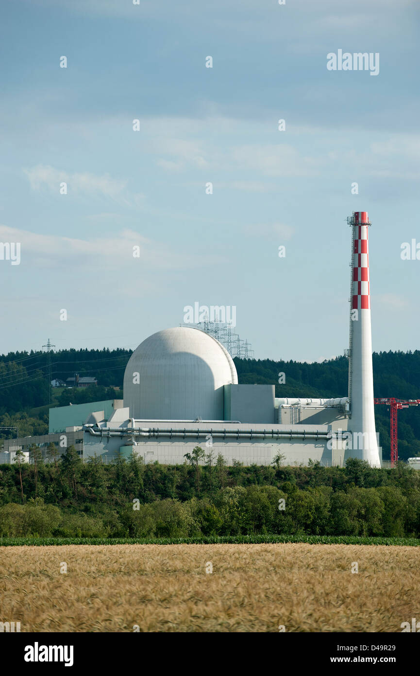 Leibstadt, Schweiz, Kernkraftwerk Leibstadt Stockfoto