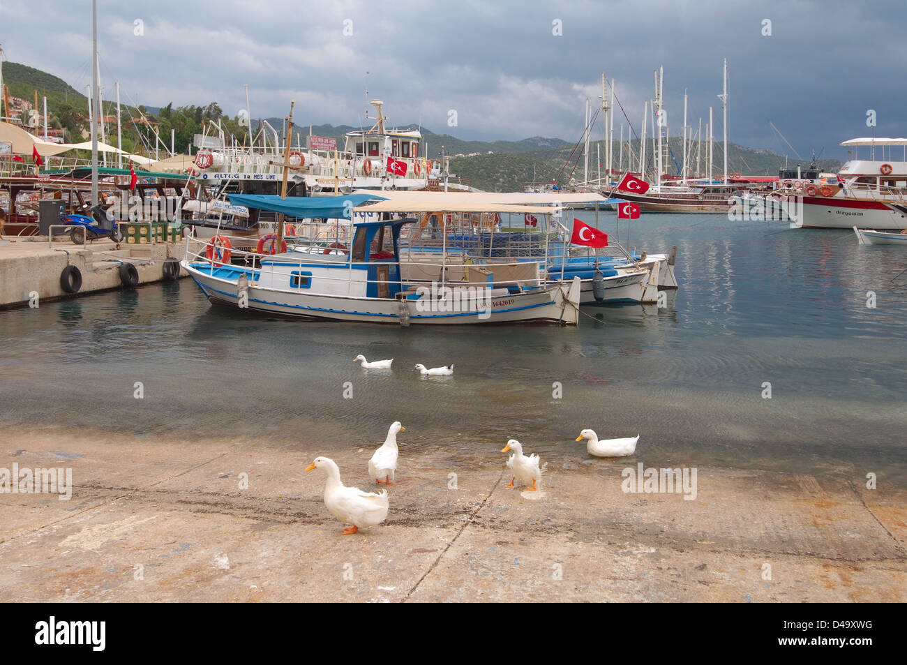 Hafen, Kash, Türkei Stockfoto