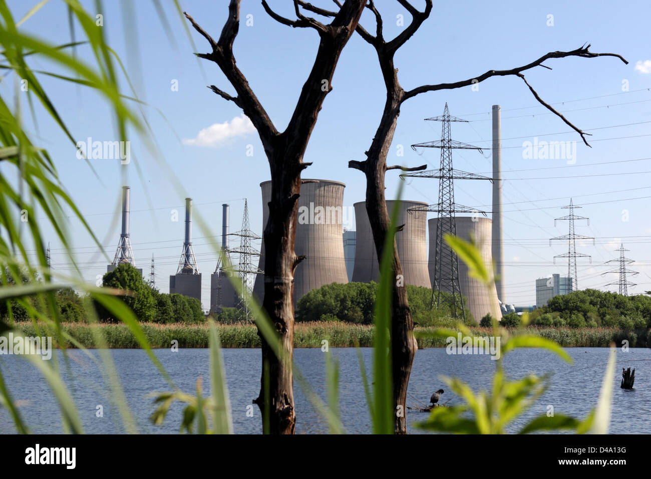 Werne, Deutschland, erneuert der RWE Power AG Stockfoto