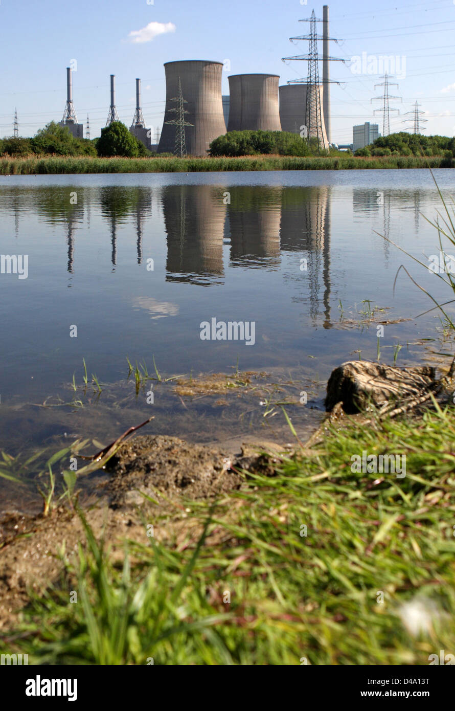 Werne, Deutschland, erneuert der RWE Power AG Stockfoto