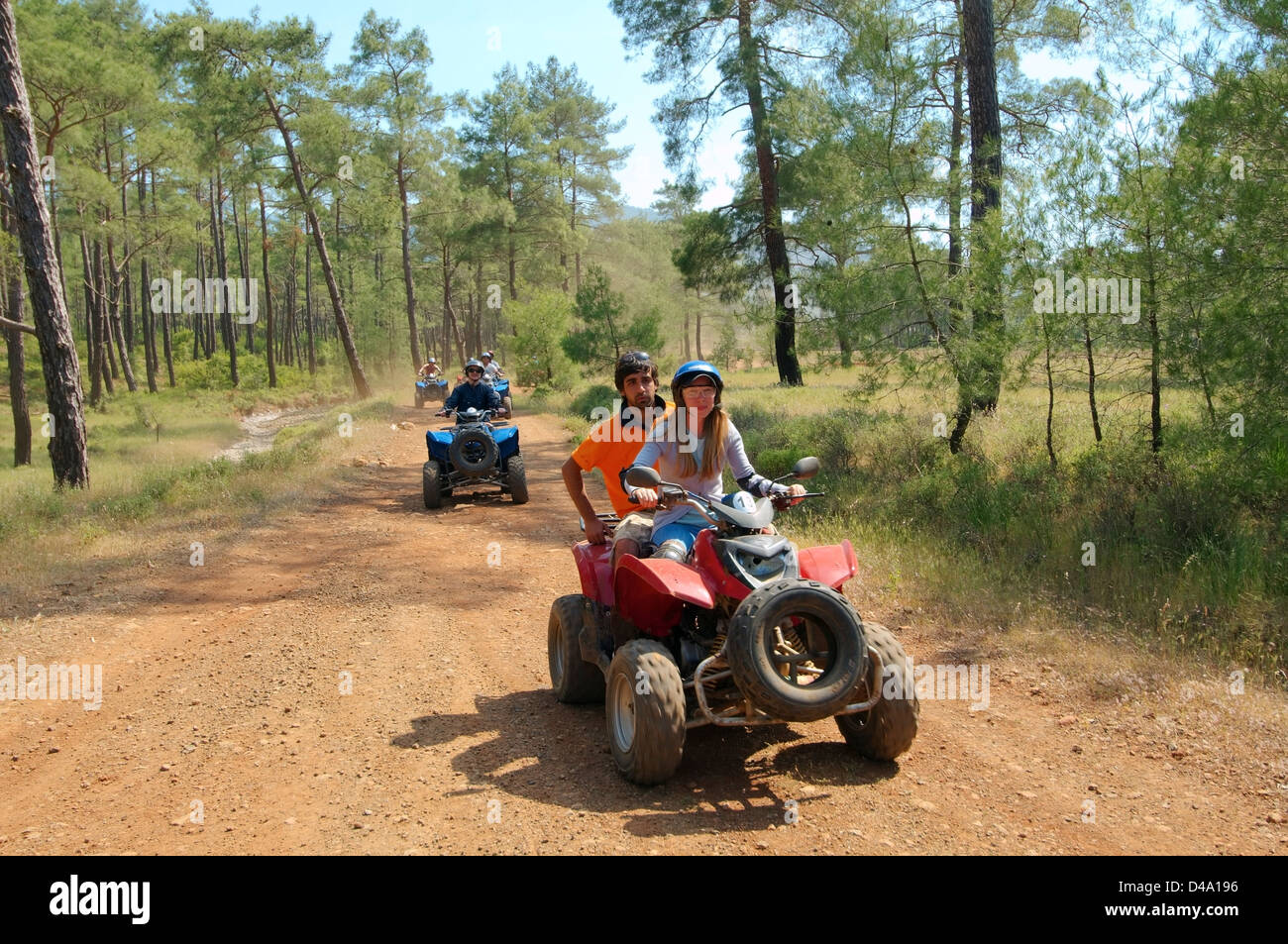 Quad-Bike in Marmaris, Türkei, Westasien Stockfoto