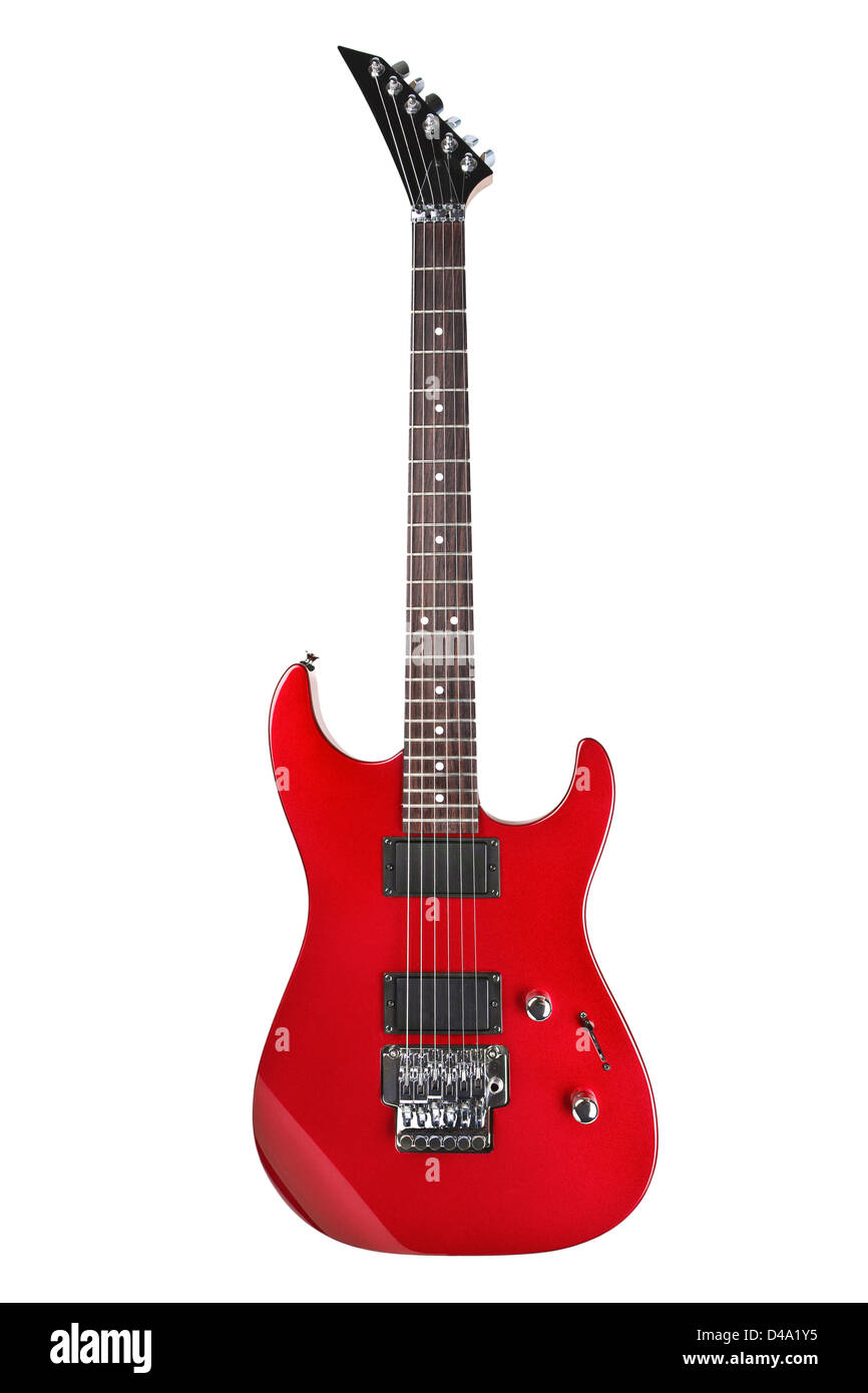 e-Gitarre, isoliert Stockfoto e-Gitarre, isoliert Stockfoto
