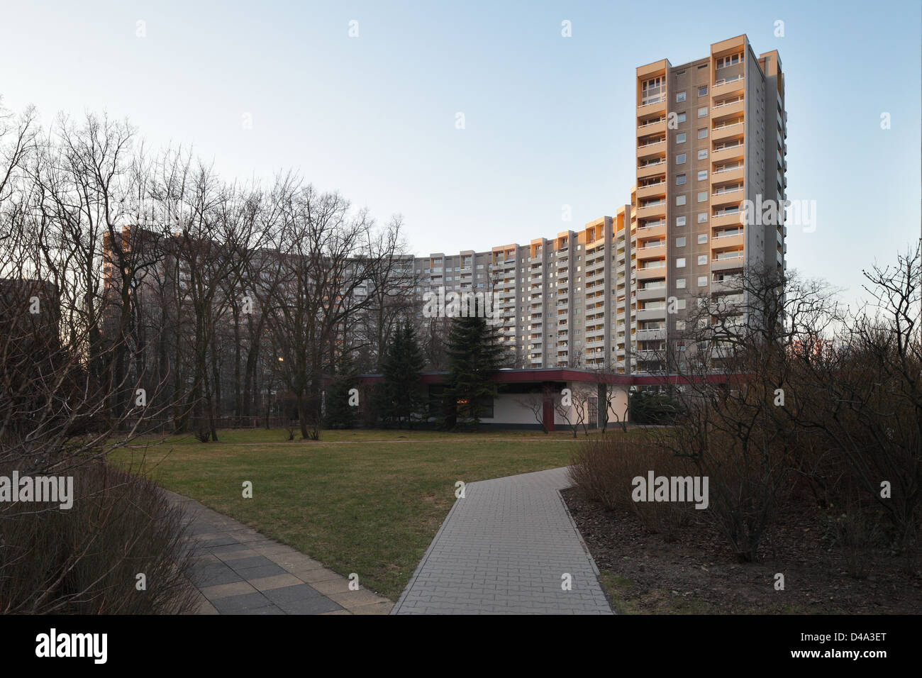 Berlin, Deutschland, der Gropius-Haus in Berlin-Gropiusstadt Stockfoto