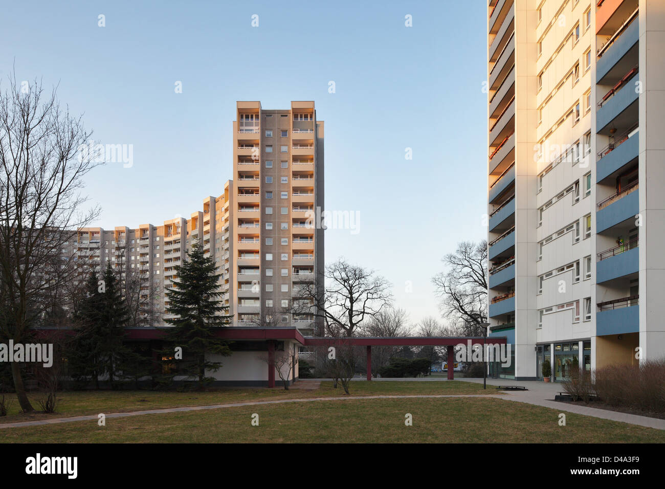 Berlin, Deutschland, der Gropius-Haus in Berlin-Gropiusstadt Stockfoto