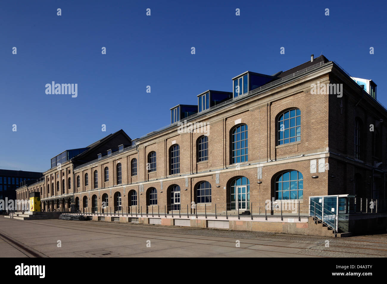Berlin, Deutschland, Radio Heimat von MTV in der ehemaligen Lagerhalle am Hafen West Ost-Berlin Stockfoto