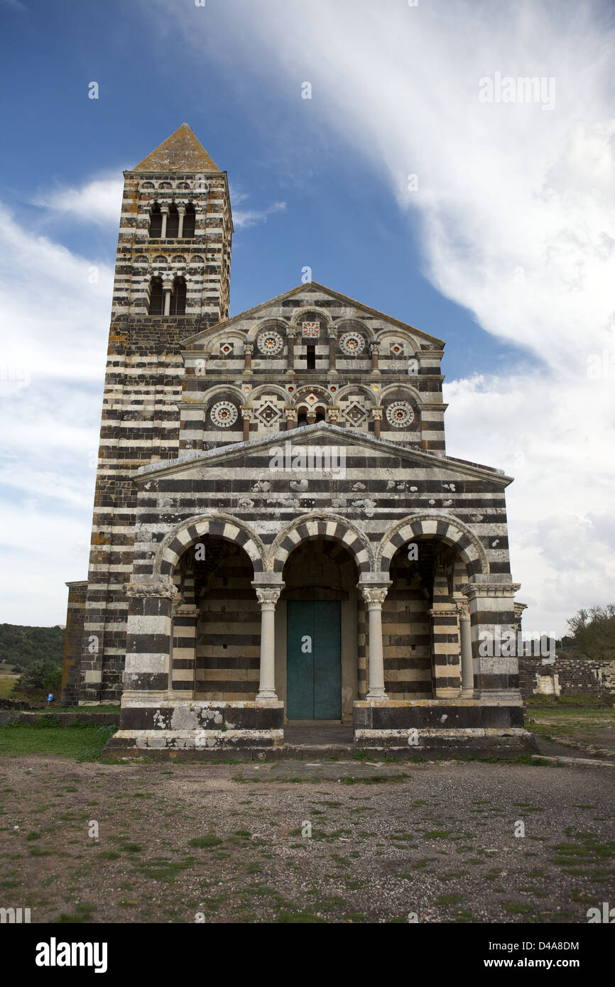 Santissima Trinità di Saccargia, Sardinien, Italien Stockfoto