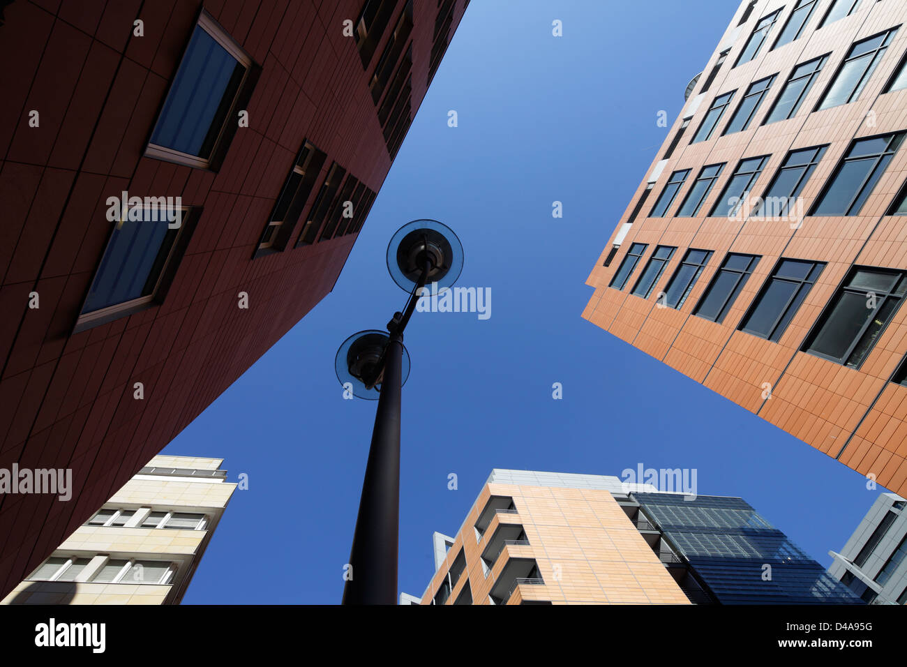 Berlin, Deutschland, das neue Gebäude in der Gegend Voxstraße Ludwig Beck Straße Stockfoto