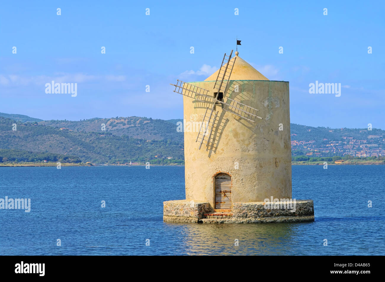 Orbetello Windmuehle - Orbetello Windmühle 05 Stockfoto