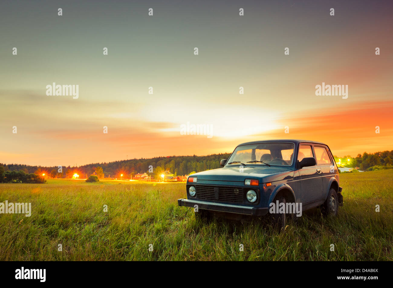 Lada Niva 4 x 4 Offroad (Vaz 2121) (Vaz-21213) (Vaz-21214) Stockfoto