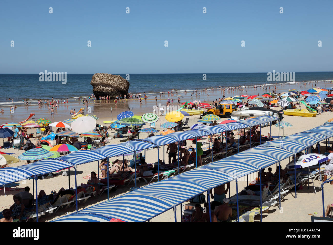 Matalascanas Strand Torre la Higuera. Provinz Huelva, Andalusien Spanien Stockfoto