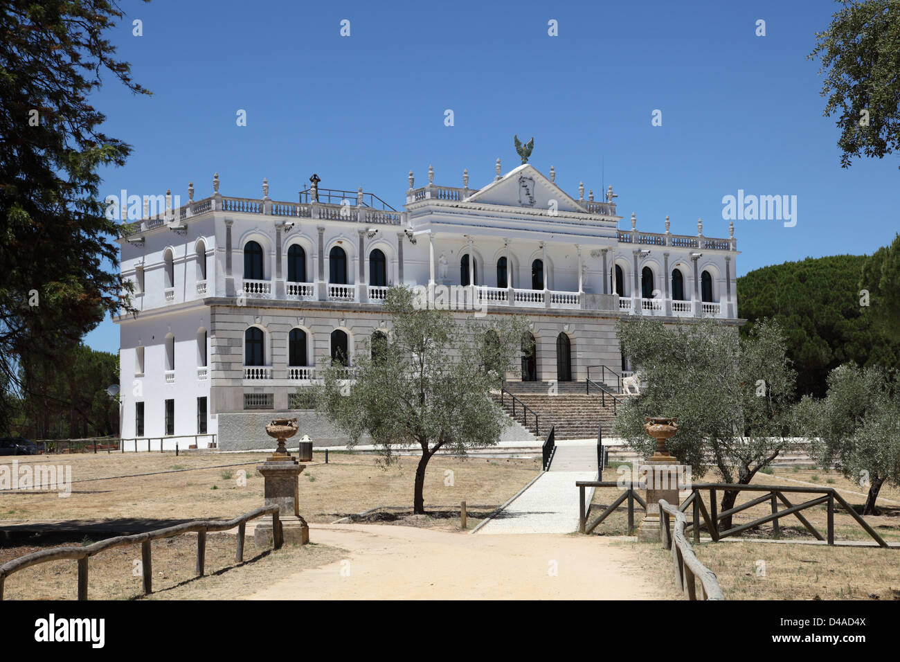 Palast der Acebron im Nationalpark Donana, Andalusien Spanien Stockfoto