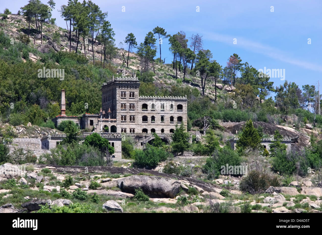 Serra da Estrela Villa 02 Stockfoto