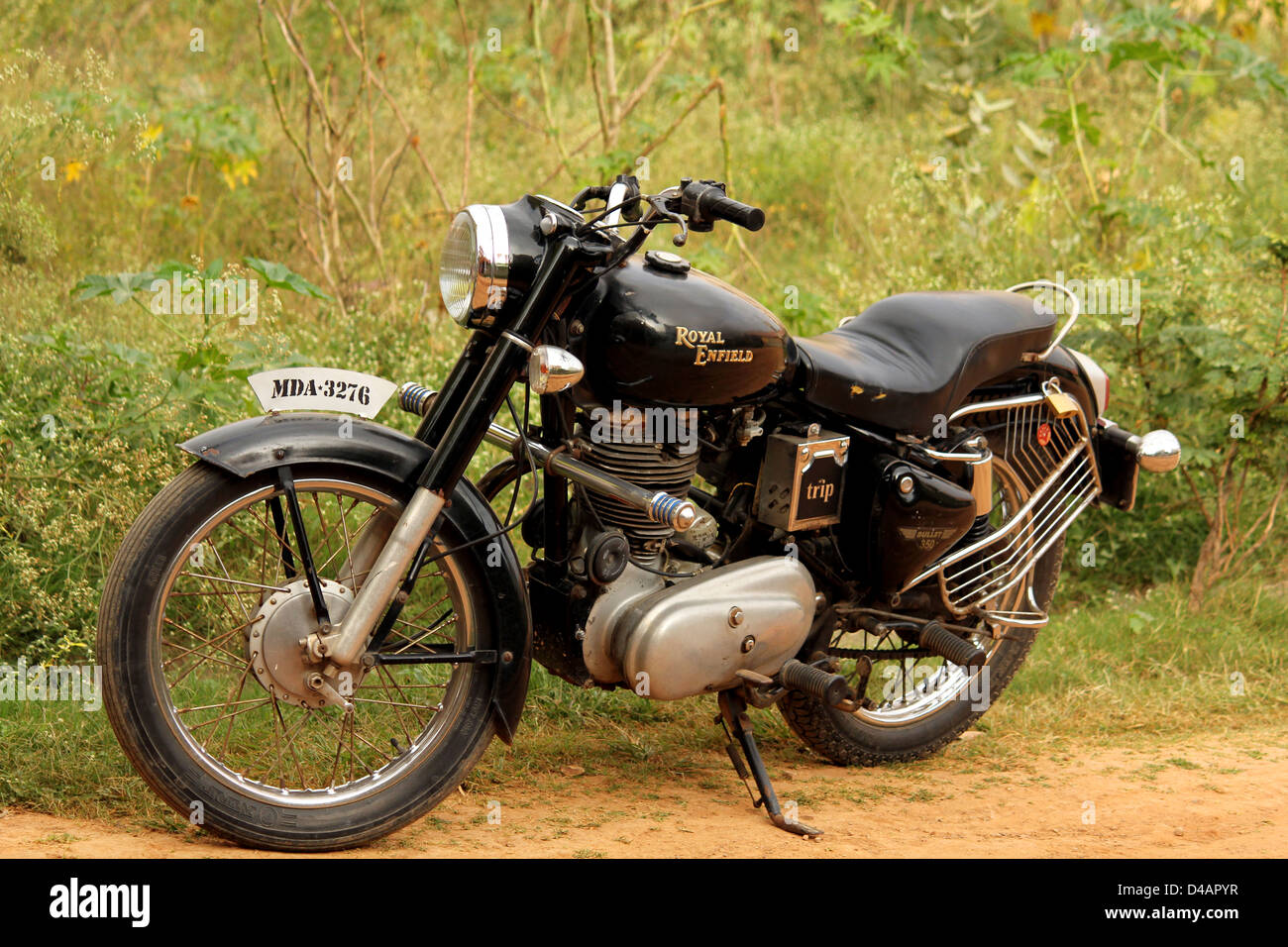 Royal Enfield bullet Stockfoto