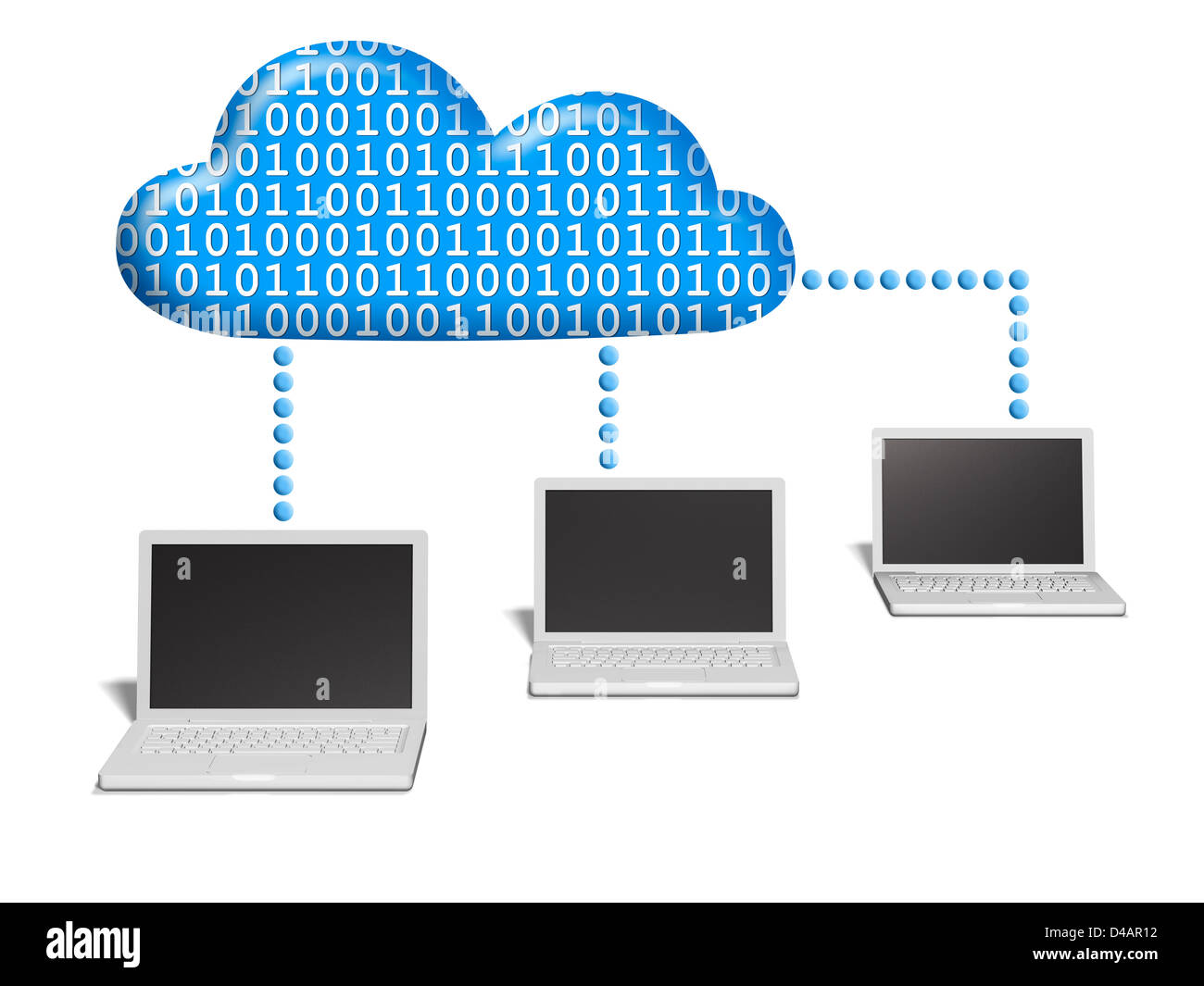 Cloud-computing-Konzept. Stockfoto