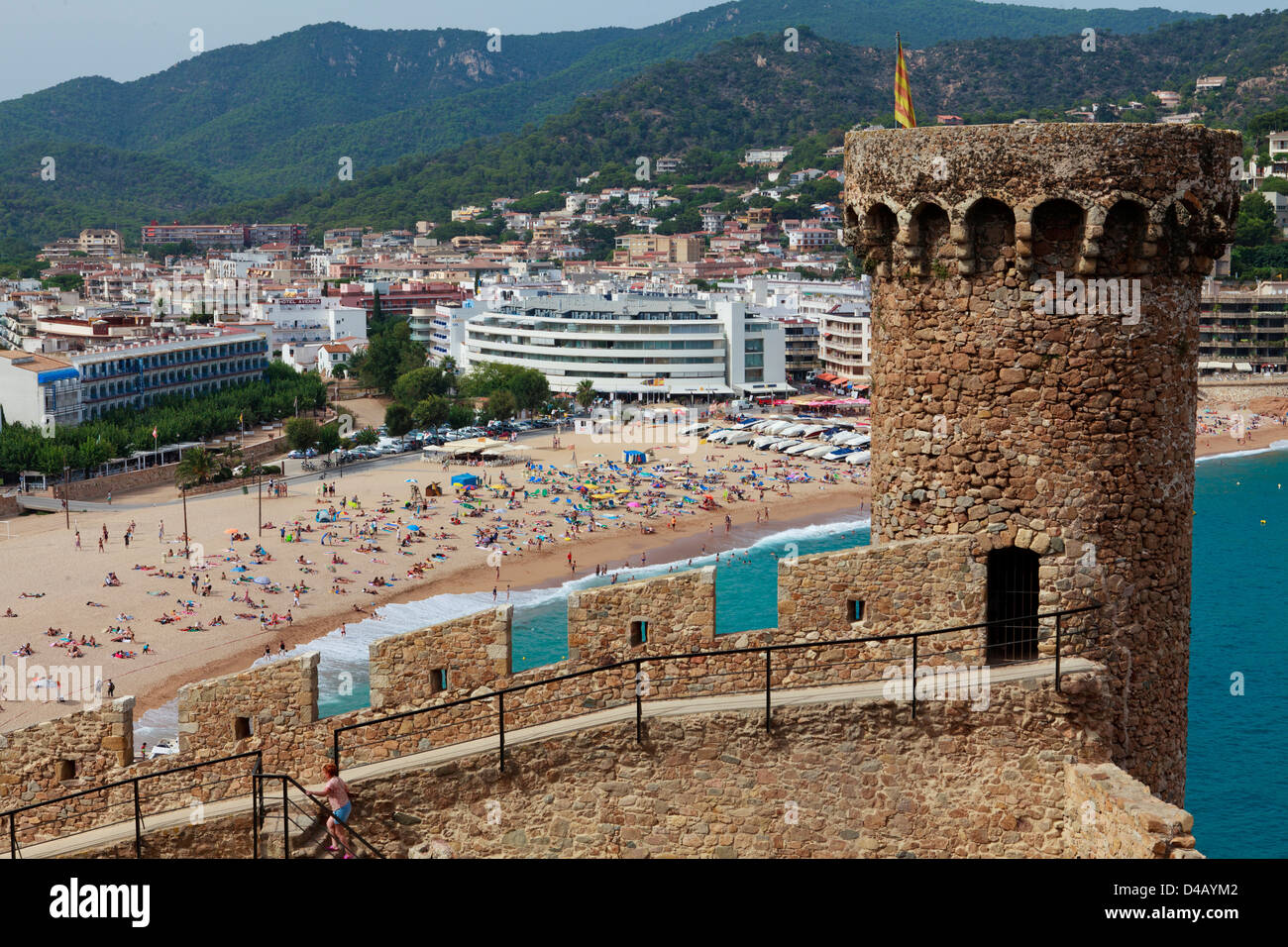 Costa Brava - Spanien - Tossa de Mar Stockfoto