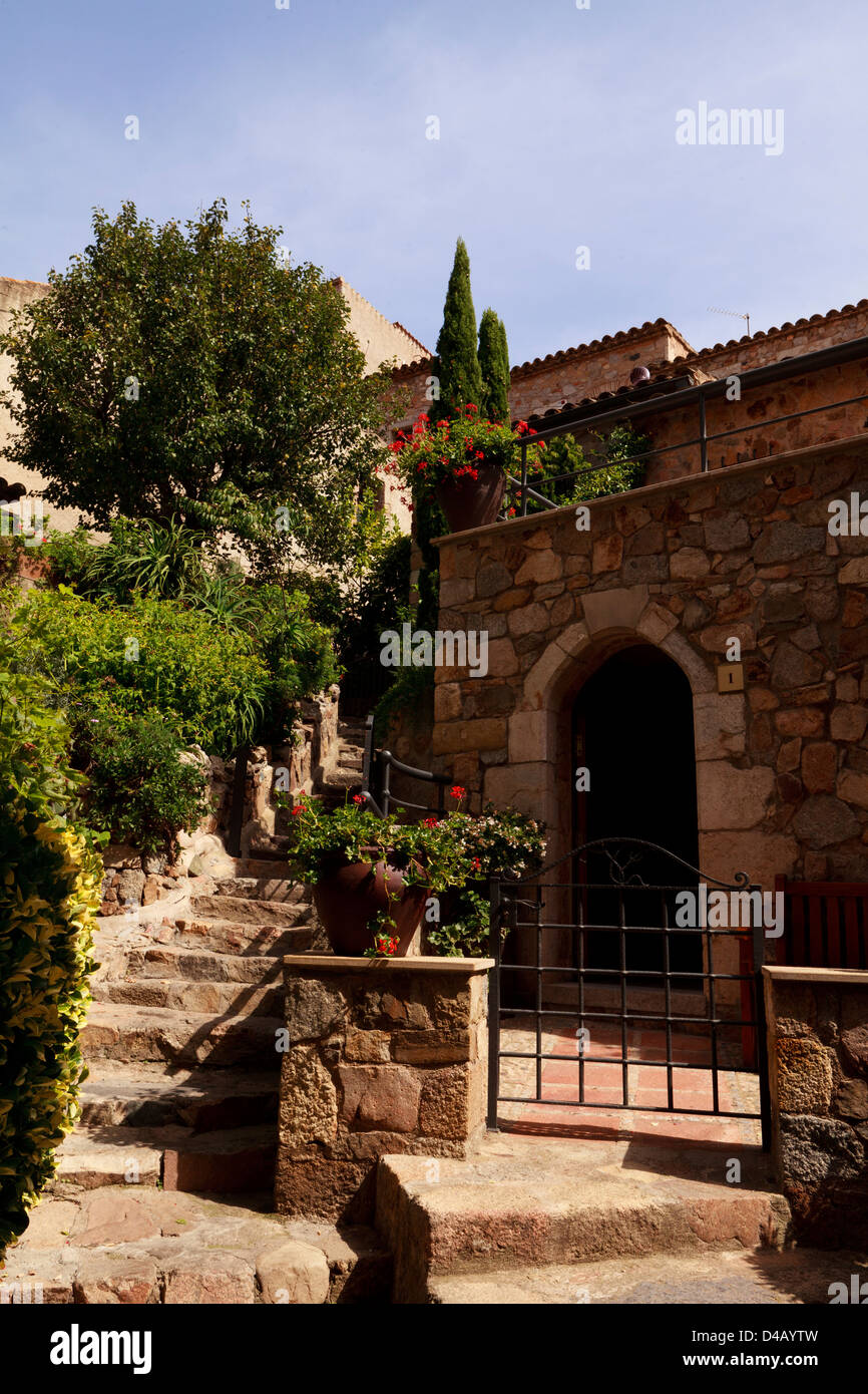 Costa Brava - Spanien - Tossa de Mar Stockfoto