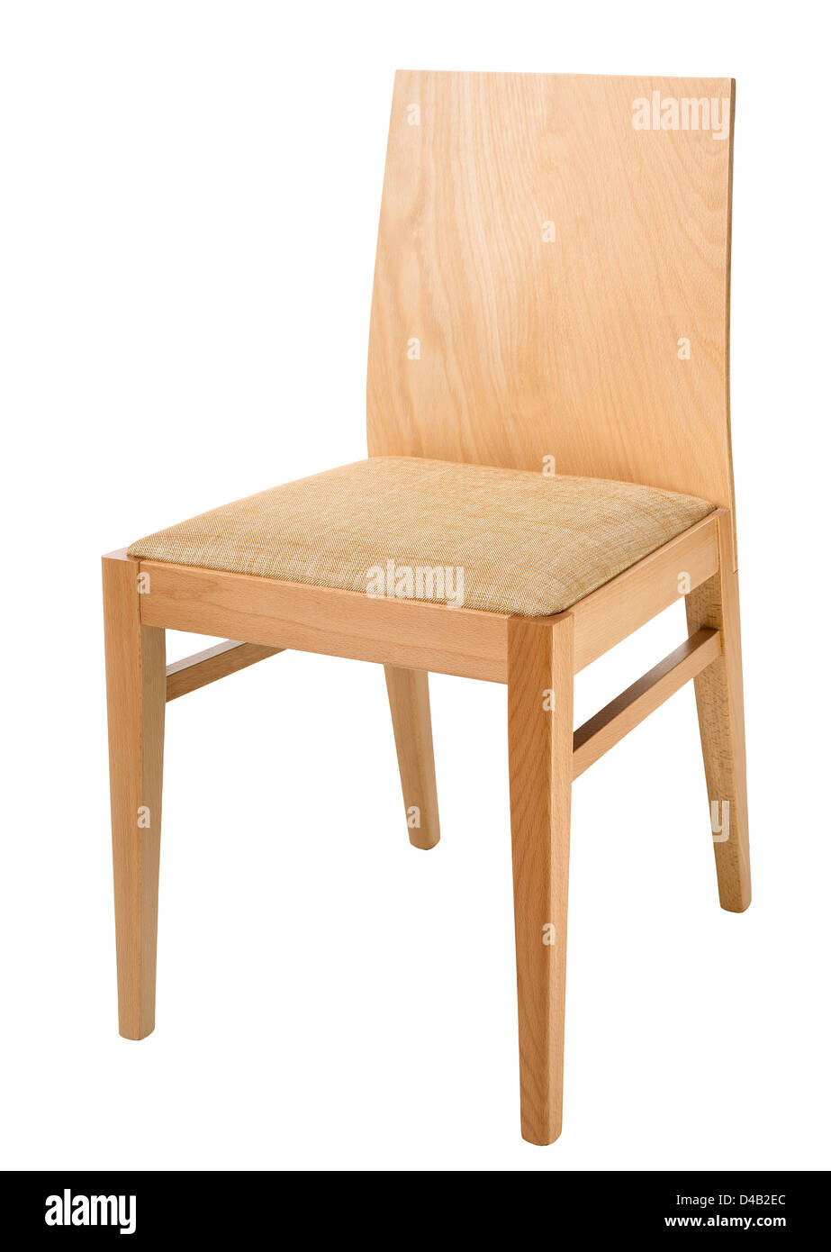 Stuhl isoliert auf weißem Hintergrund Stockfoto
