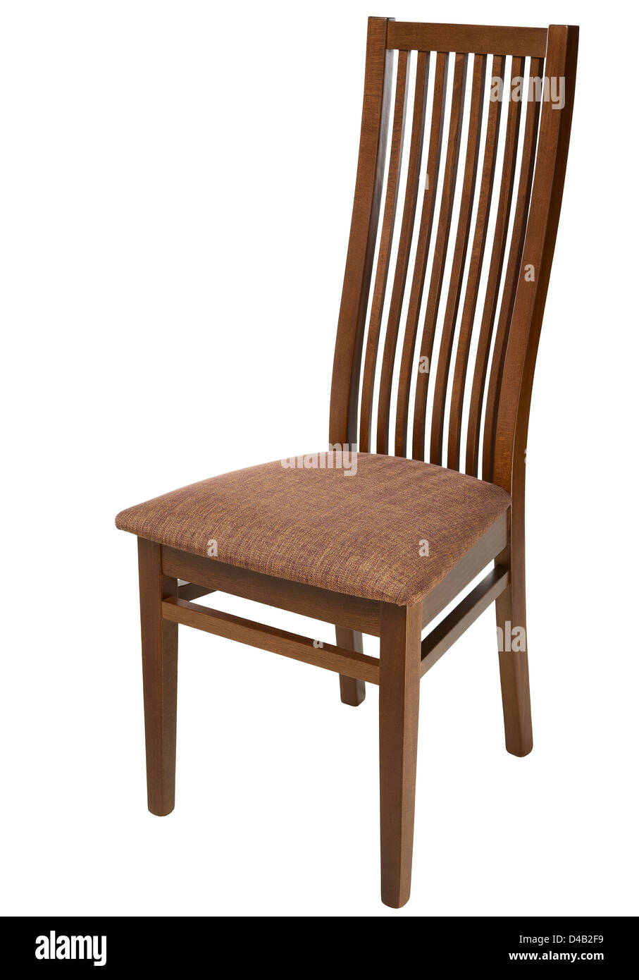 Stuhl isoliert auf weißem Hintergrund Stockfoto