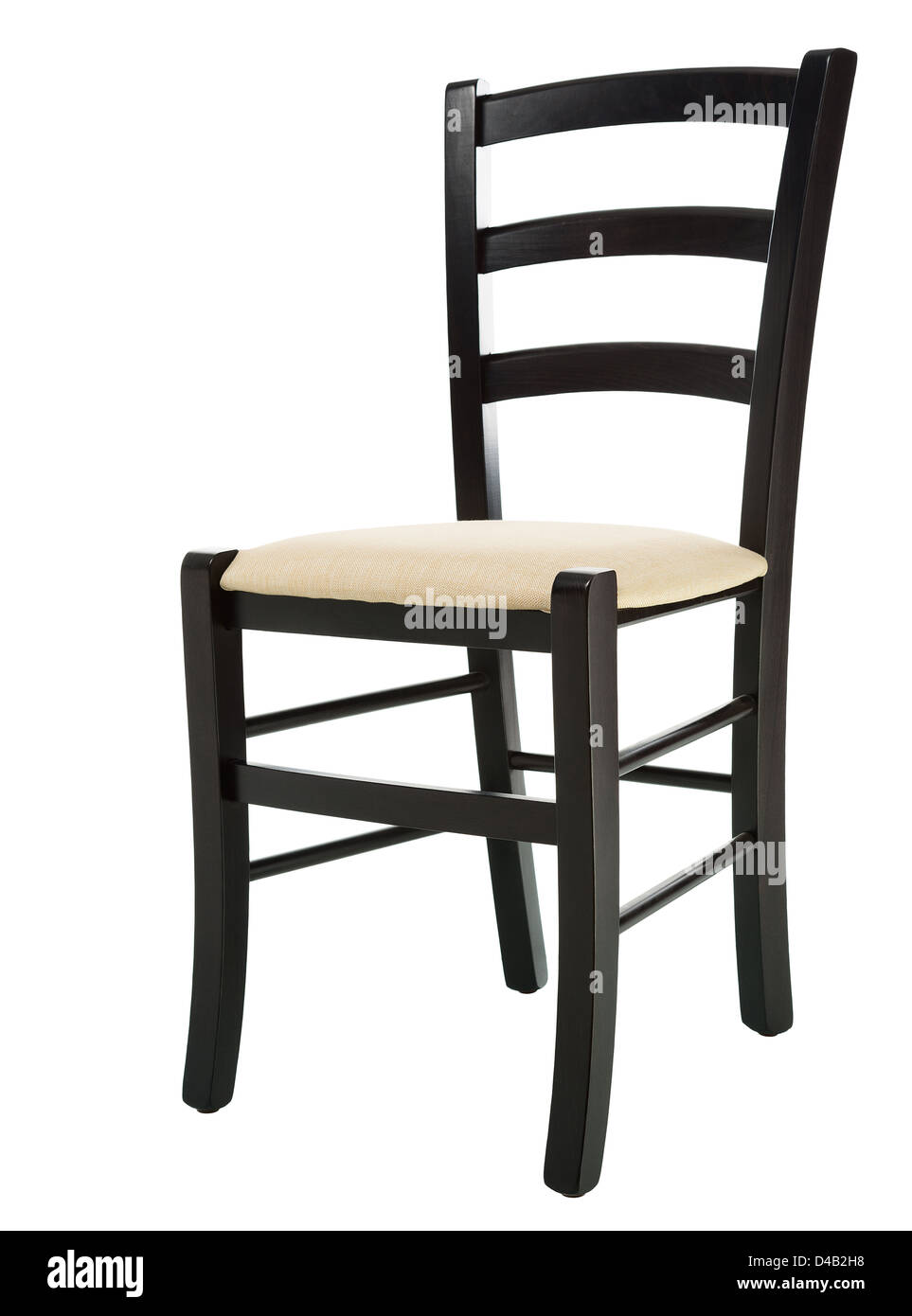 Stuhl isoliert auf weißem Hintergrund Stockfoto