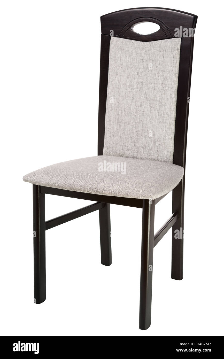 Stuhl isoliert auf weißem Hintergrund Stockfoto