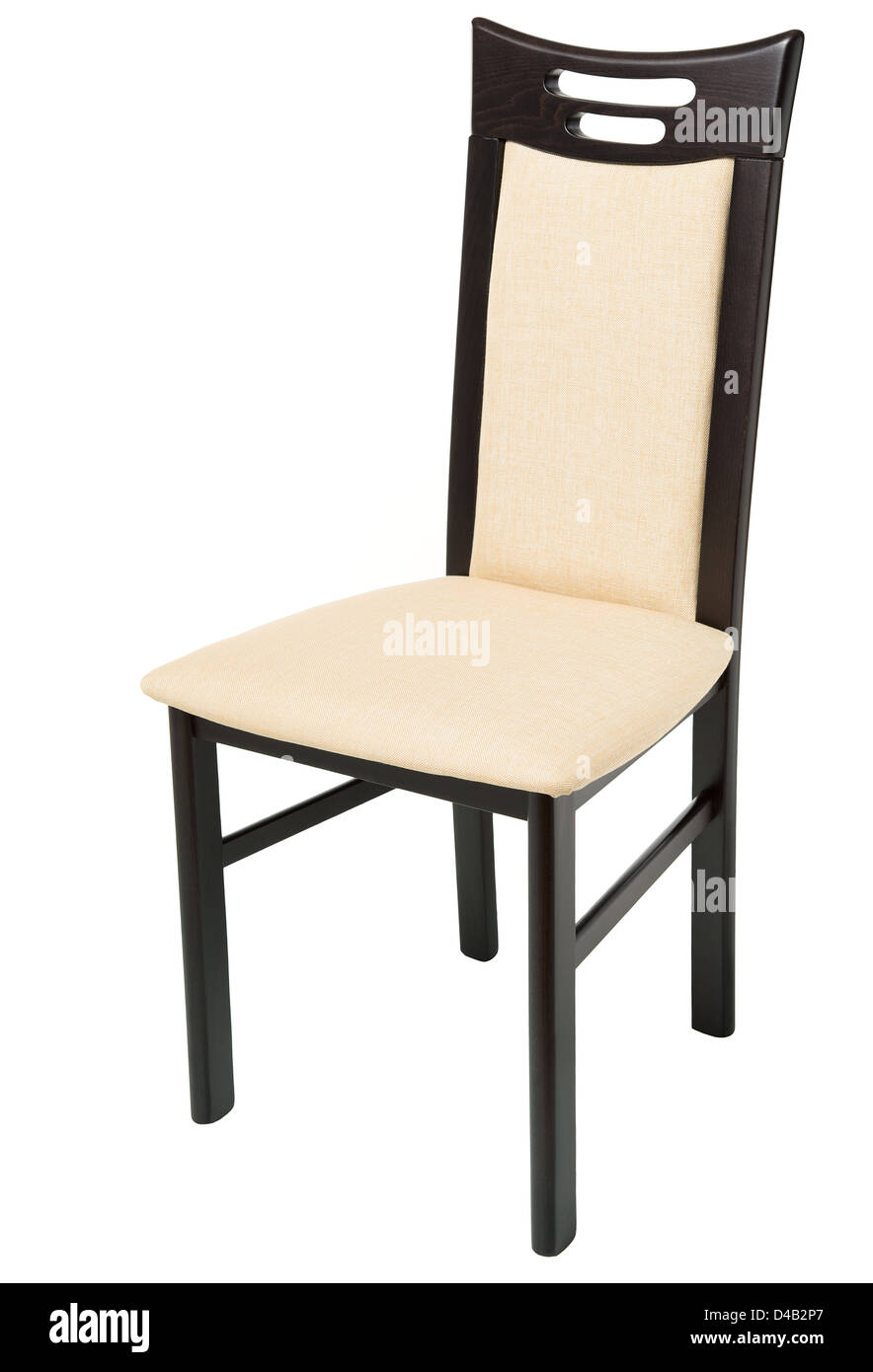 Stuhl isoliert auf weißem Hintergrund Stockfoto